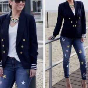 Cabi Grand Slam Nautical Blazer Style 5150